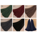 TINGYU Wholesale Malaysia Pakistani Cotton Lace Scarf Women Hijab